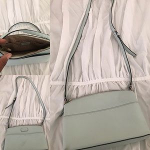 Mint color Kate Spade purse.